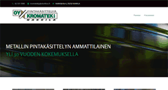 Desktop Screenshot of kromatek.fi